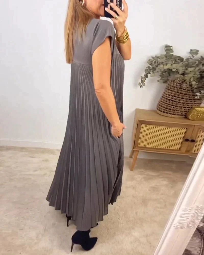 Felicia™ | Modisches Ärmelloses Faltenkleid