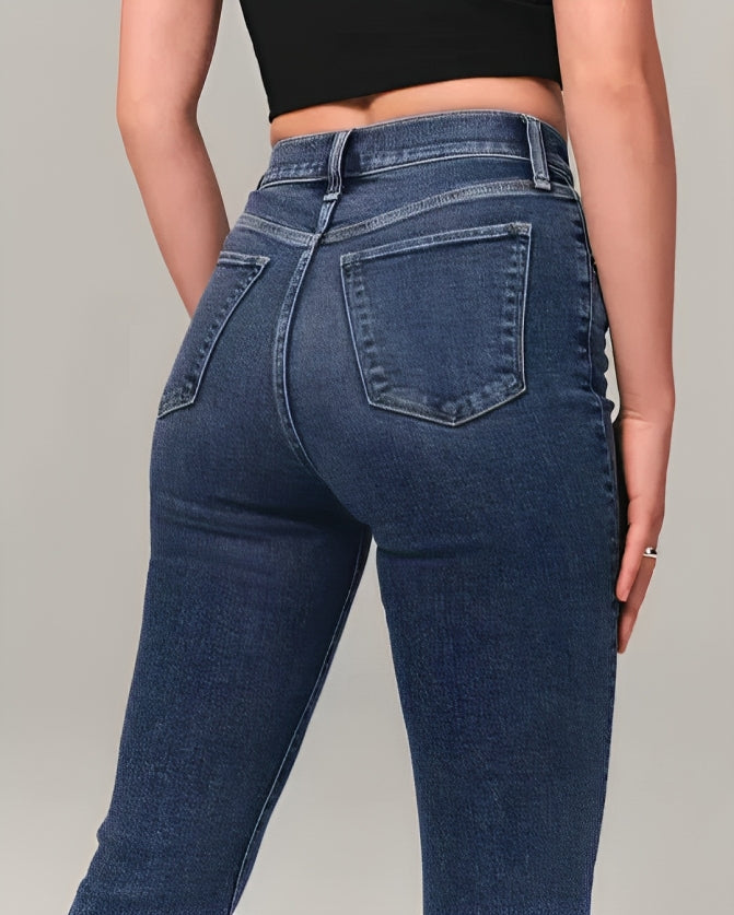 Carina™ | Jeans hohe Taille mit Stretch