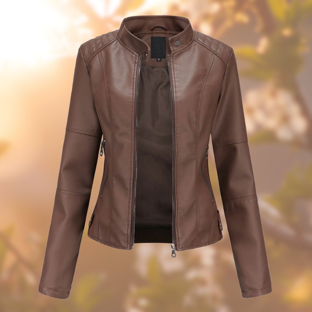 Helena™ | Elegante Lederjacke